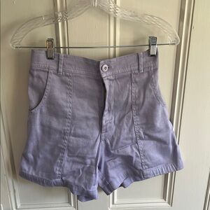 Jungmaven Lavender High Waist Women's Shorts